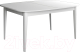 Обеденный стол Васанти Плюс Партнер ПС-26 110-150x70 М (белый матовый/белый) - 