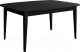 Обеденный стол Васанти Плюс Партнер ПС-27 110-150x70 М (черный матовый/черный) - 