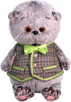 

Мягкая игрушка Budi Basa, Басик Baby в клетчатом жилете / BB-056
