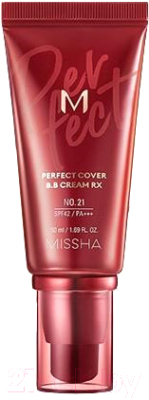 BB-крем Missha M Perfect Cover BB Cream RX No.21 Light Beige (50мл)