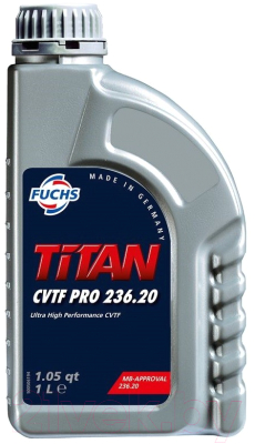 Трансмиссионное масло Fuchs Titan CVTF Pro 236.20 / 601778131 (1л)