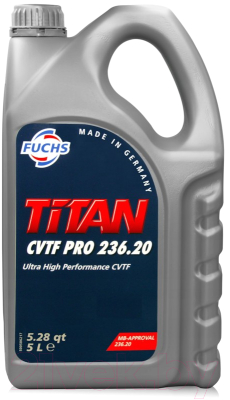 Трансмиссионное масло Fuchs Titan CVTF Pro 236.20 / 601778155 (5л)