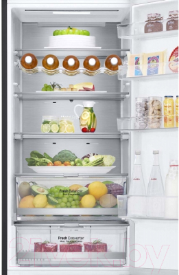 Изображение товара Холодильник с морозильником LG GA-B509SBUM