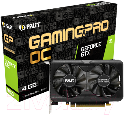 Видеокарта Palit GeForce GTX 1650 GP OC 4GB GDDR6 (NE61650S1BG1-166A)