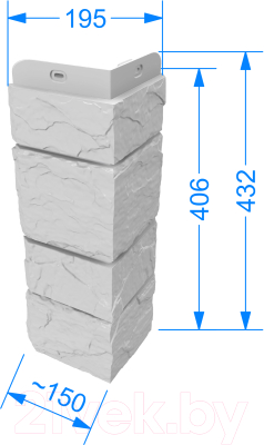 Угол для фасадной панели Docke Slate (валь-гардена)