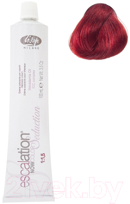 Крем-краска для волос Lisap Escalation Now Color Seduction 7/55 (100мл)