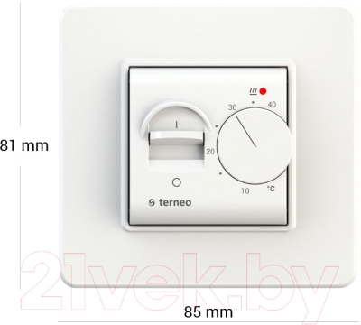 Терморегулятор для теплого пола Terneo Mex (белый)