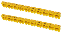 Маркер кабельный TDM SQ0534-0042 (100шт, желтый) - 