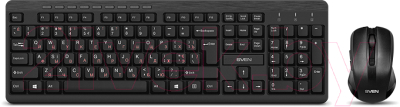 Клавиатура+мышь Sven KB-C3400W Wireless (черный)