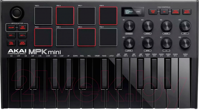 MIDI-клавиатура Akai Pro MPK Mini MK3 (черный)