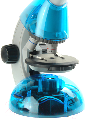 Микроскоп оптический Микромед Атом 40x-640x / 27388 (лазурь)