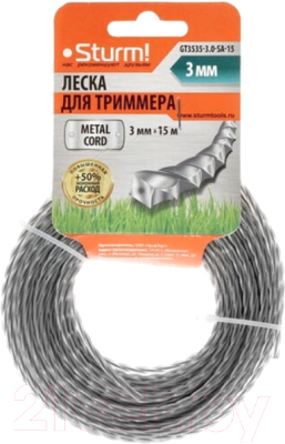 Изображение товара Леска для триммера Sturm! GT3535-3.0-SA-15