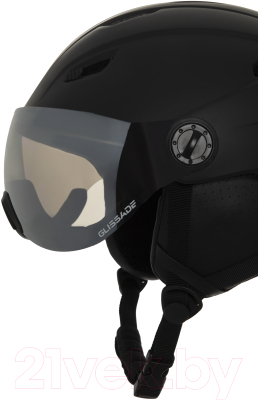Шлем горнолыжный Glissade DF0Y1VHMEJ / A19EGSSH001-B1 (L, черный)