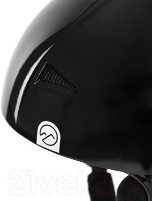 Шлем горнолыжный Glissade 6B2WR3KFD8 / 6A24-99 (XL, черный)