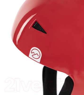 Шлем горнолыжный Glissade XM5PNQ19BS / 6A27-R2 (S, красный)