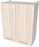Шкаф навесной для кухни Интерлиния Компо ВШ60-720-2дв (шимо светлый) - 