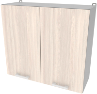 Шкаф навесной для кухни Интерлиния Компо ВШС80-720-2дв (шимо светлый) - 