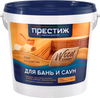 

Лак ПРЕСТИЖ, Акриловый антисептик для бань и саун