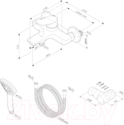 Смеситель AM.PM X-Joy F85A15000