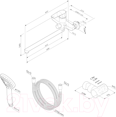 Смеситель AM.PM Gem F90A95000