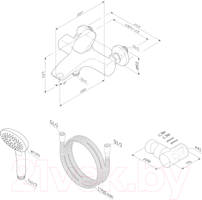 Смеситель AM.PM Spirit V2.0 F70A15000