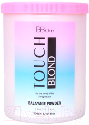 Порошок для осветления волос BB One Touch Blond Balayage Powder (500г)