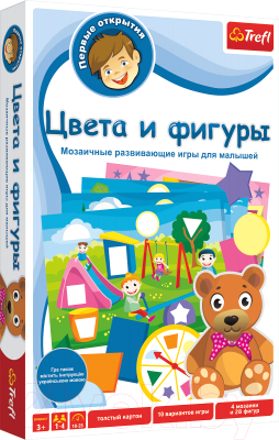

Развивающая игра Trefl, Цвета и фигуры / 01106A