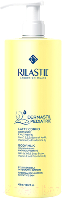 Молочко для тела детское Rilastil Dermastil Pediatric увлажн. питат. д/чувствит. кожи (400мл)