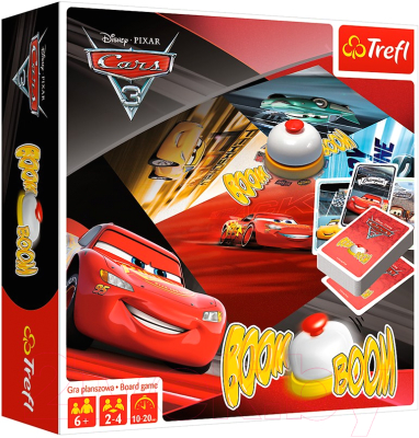 

Настольная игра Trefl, Бум-Бум. Тачки 3 / 1491