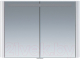 Миниатюра изображения товара Шкаф с зеркалом для ванной AM.PM Sensation M30MCX1001WG