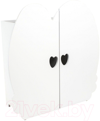 Аксессуар для куклы Paremo Кукольный шкаф Мини / PFD120-28M (белый)