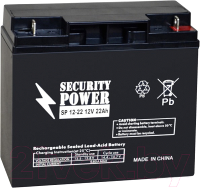 Батарея для ИБП Security Power SP 12-22 (12V/22Ah)