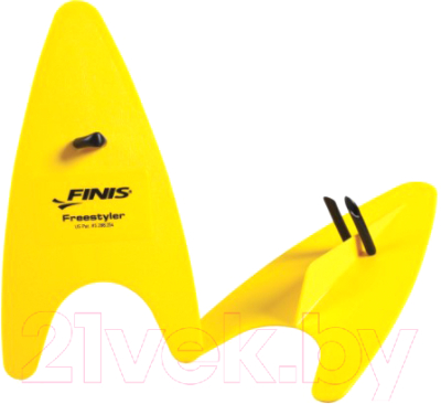 Лопатки для плавания Finis Freestyler / 1.05.020.50 (желтый)