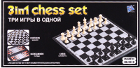 

Набор настольных игр Darvish, Шахматы, шашки, нарды 3 в 1 / DV-T-2060