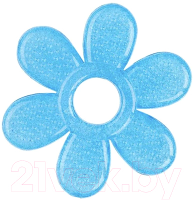 Прорезыватель для зубов BabyOno Цветок / 1060 (голубой)
