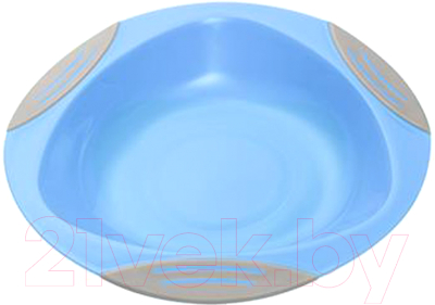 Тарелка для кормления BabyOno С присоской / 1062/02 (голубой)