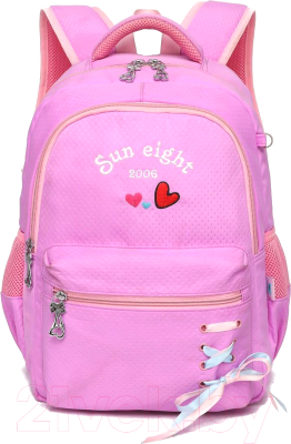 Школьный рюкзак Sun Eight SE-8255 (фиолетовый/розовый)