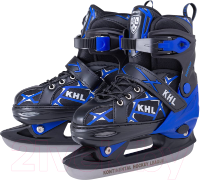 

Ролики-коньки KHL, Черный;синий, Switch L
