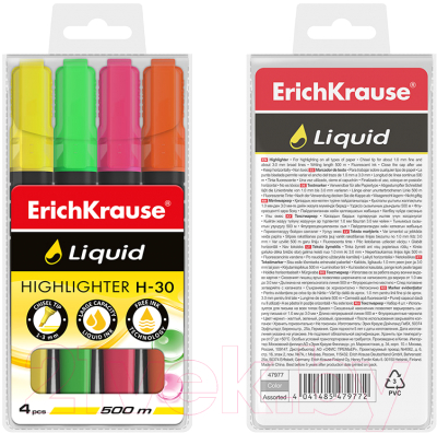 Набор маркеров Erich Krause Liquid H-30 / 47977