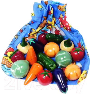 

Развивающая игра RNToys, Волшебный мешочек. Овощи цветные / Д-361