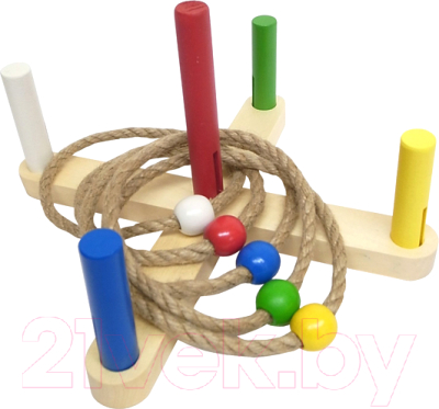

Развивающая игрушка RNToys, Кольцеброс разборный / Д-276