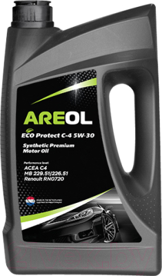 Моторное масло Areol Eco Protect C4 5W30 / 5W30AR125 (5л)