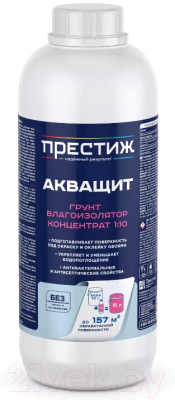 Изображение товара Грунтовка ПРЕСТИЖ Акващит Акриловая 1:10 G30 (1кг)