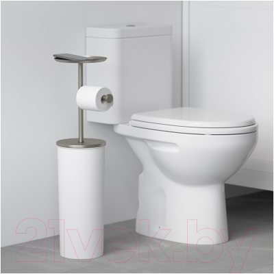 Держатель для туалетной бумаги Umbra Potaloo 1012487-670 (белый/никель)
