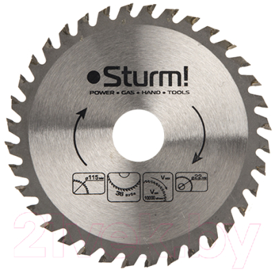 Пильный диск Sturm! 9020-115-22-36T