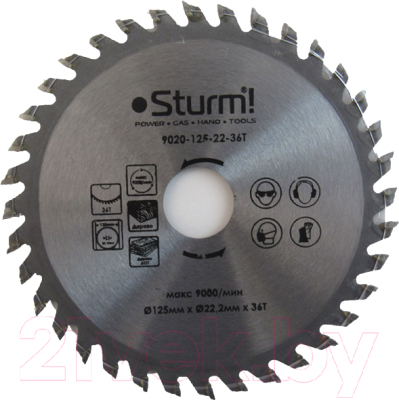 Пильный диск Sturm! 9020-125-22-36T