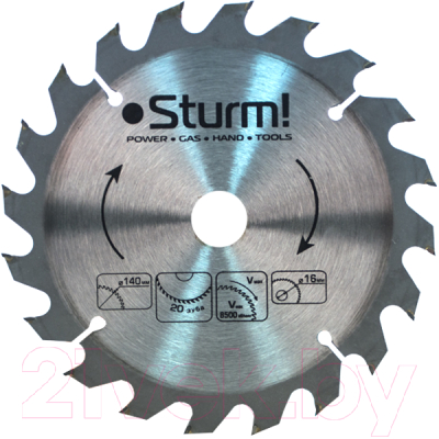 Пильный диск Sturm! 9020-140-16-20T