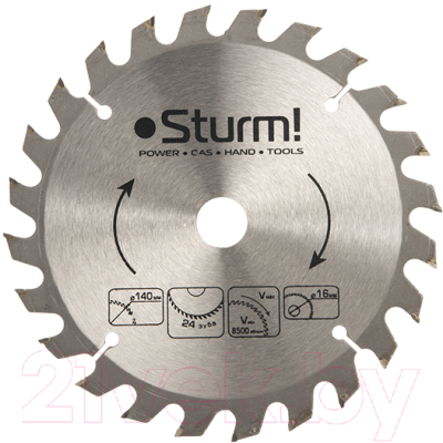 Пильный диск Sturm! 9020-140-16-24T