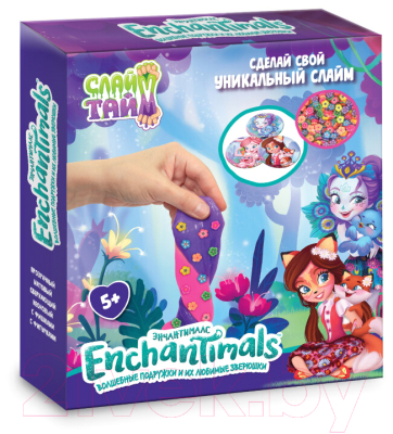 

Набор для создания слайма 1Toy, Слайм тайм. Enchantimals / Т16617