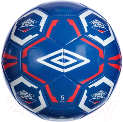 Футбольный мяч Umbro Russia 2018 Flag Supporter Ball / EPC (размер 5, синий/белый/красный)